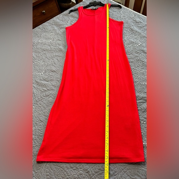 Express Women’s Red Bodycon Dress Size Large - Picture 2 of 8